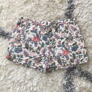 Madewell Floral Shorts