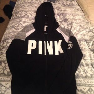 Victoria's Secret PINK black hoodie LG