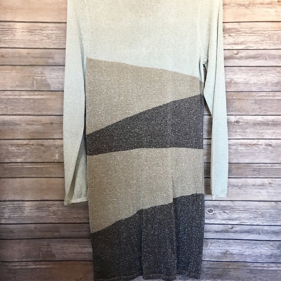 Venus Silver, Gold & Black Sweater Dress - Picture 2 of 4