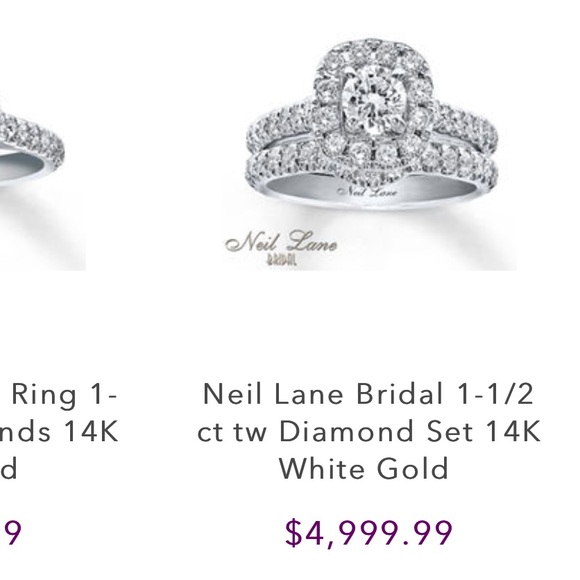 Neil Lane Engagement/Wedding band set