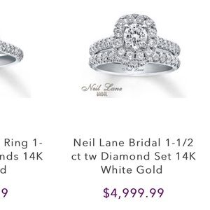 Neil Lane Engagement/Wedding band set