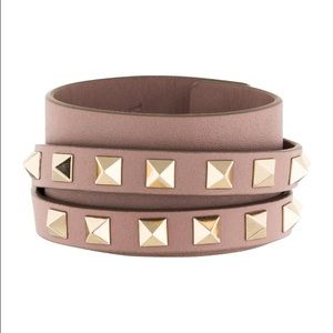 Valentino Rockstud wrap bracelet