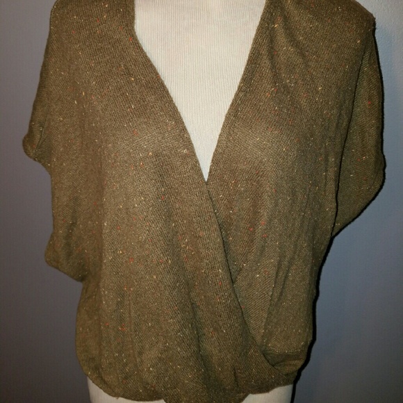 Sexy draped sweater