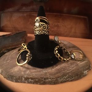 gold Boho rings