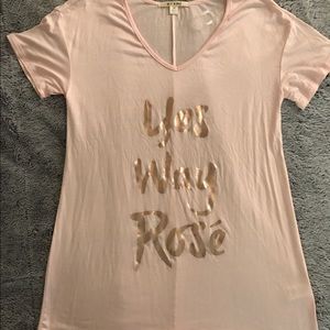 Dusty pink tee
