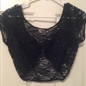 Lace crop top
