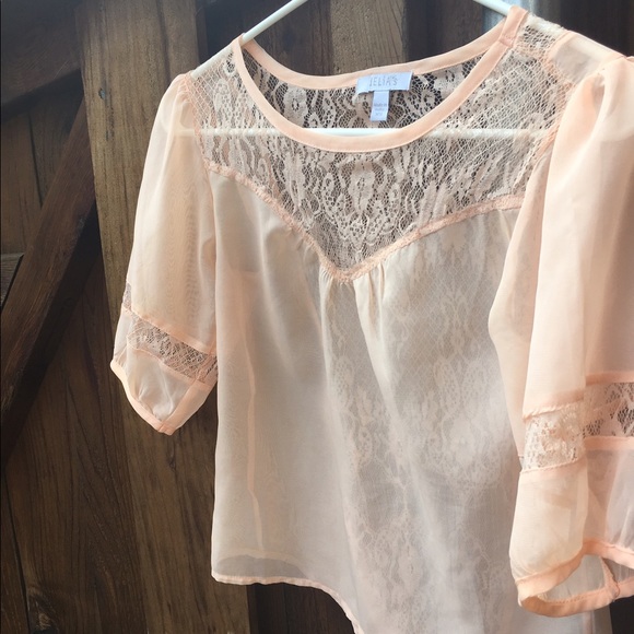 Sheer lacy top