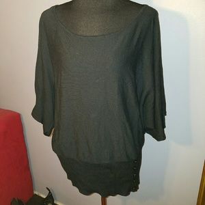 Black dolman sweater