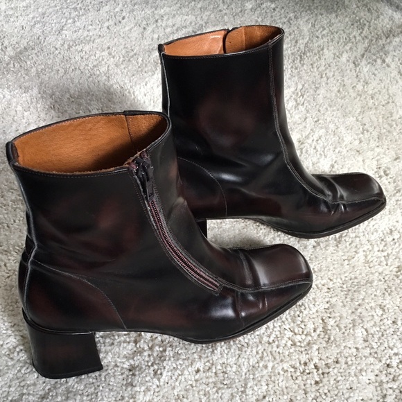 Guess Collection Dark Brown Heeled Boots