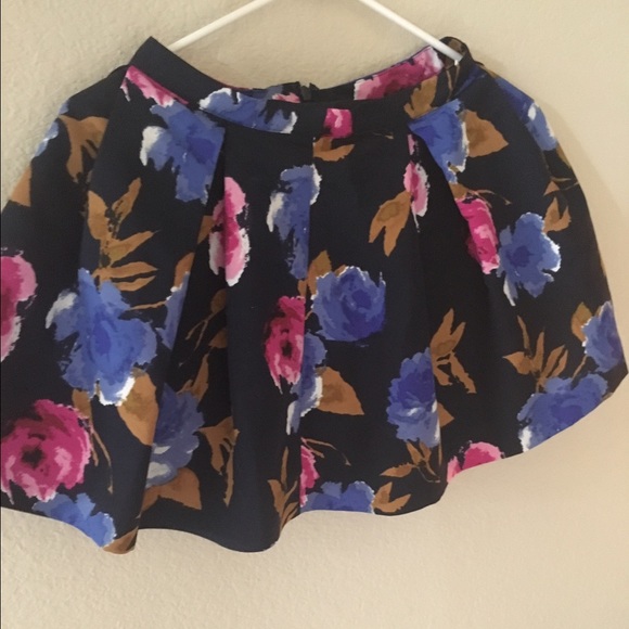 Floral Print Skirt