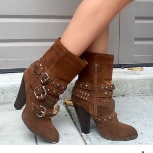 Steve Madden ankle leather boots