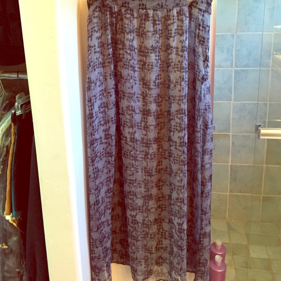 Forever 21 sheet maxi skirt