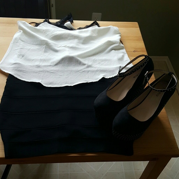 HOT wedge platform heels.