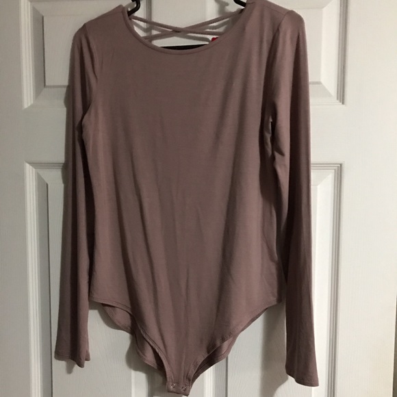 Cross Cross Back Bodysuit