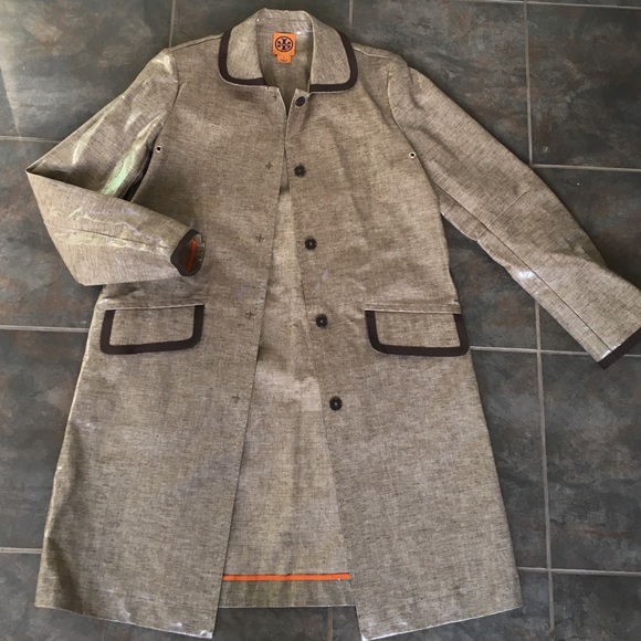 tory burch rain coat