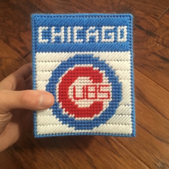 Cubs tissue box cover