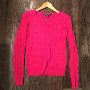 Pink Polo Sweater