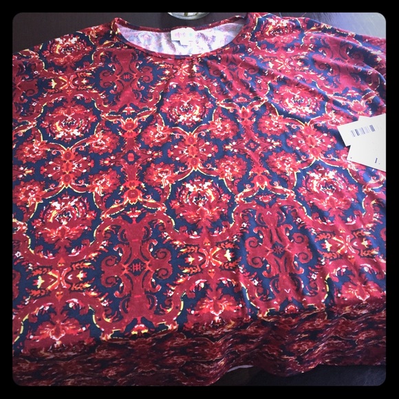 Printed LuLaRoe Irma.