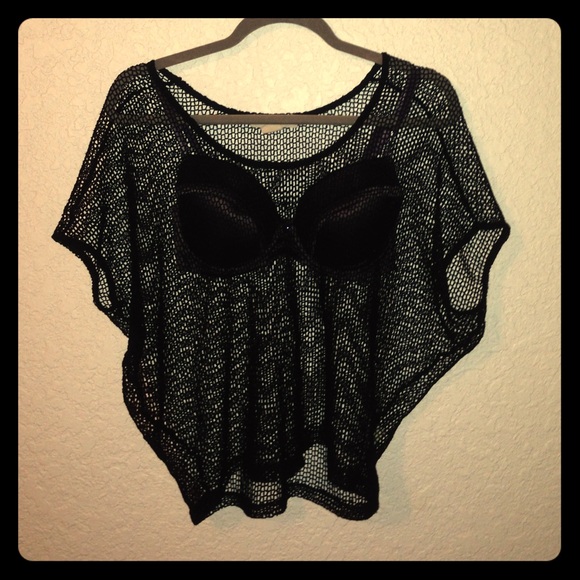 UO sheer net shirt size Sm