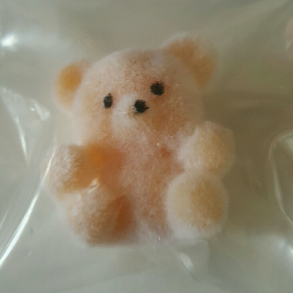 Miniature dollhouse light pink Teddy bear new