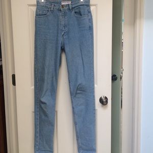 High waisted jeans