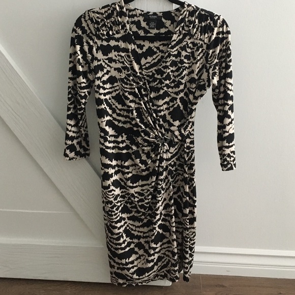 ALFANI | Silky Wrap Dress - Picture 1 of 4
