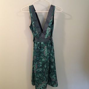 Peacock print dress from H&M