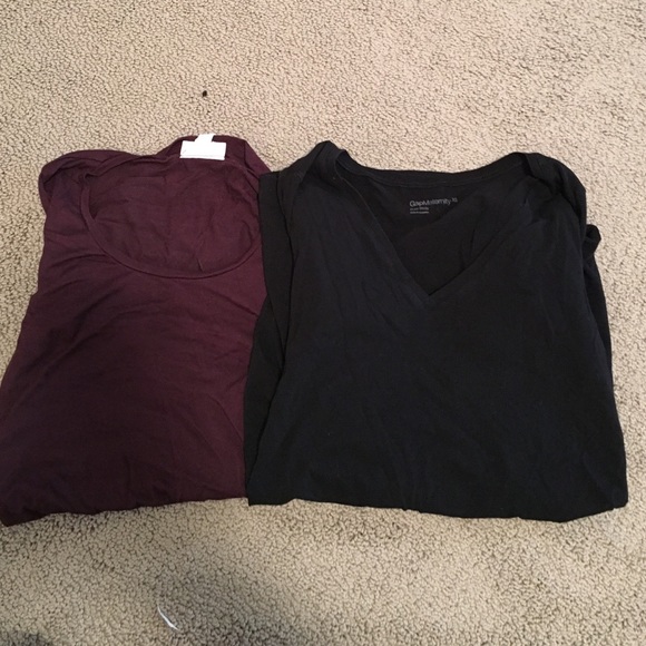 Set of 2 maternity tees