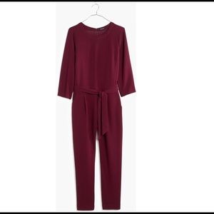 FINAL SALE PRICE Madewell Wine Sloan Jumpsuit