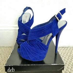 Royal Blue Platform Heels!