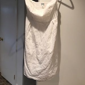 Old Navy Strapless White Dress