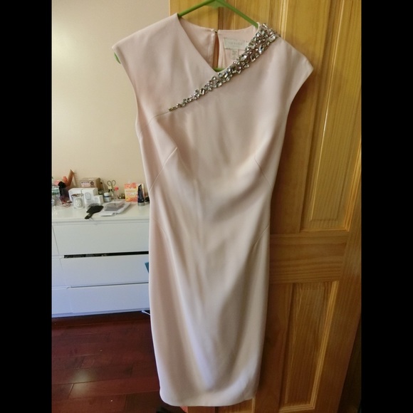 Ted Baker Floray crystal embellished midi dress - Picture 4 of 8