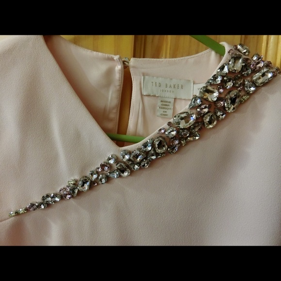 Ted Baker Floray crystal embellished midi dress - Picture 6 of 8