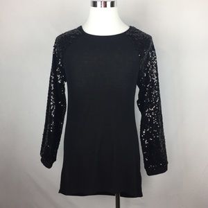 Maurices Studio Y Sequin Long Sleeved Tunic