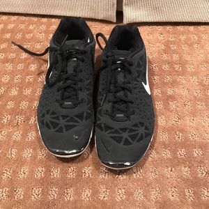 Nike free black and white