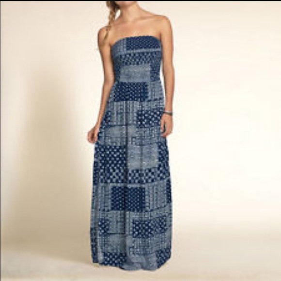 Hollister Dresses & Skirts - Blue maxi dress