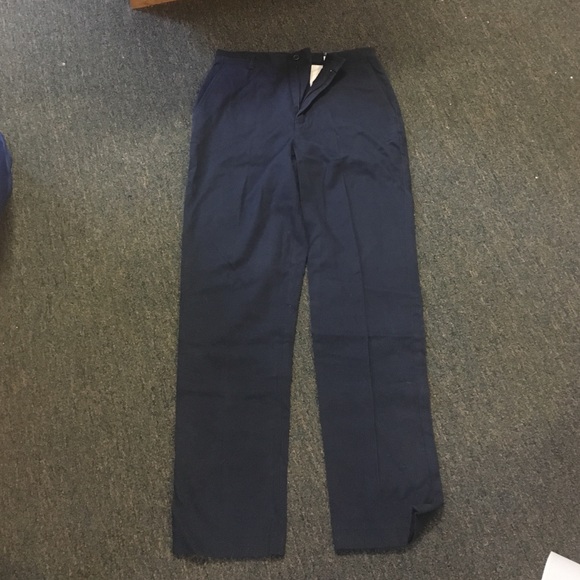 Navy blue pants size 4 new.