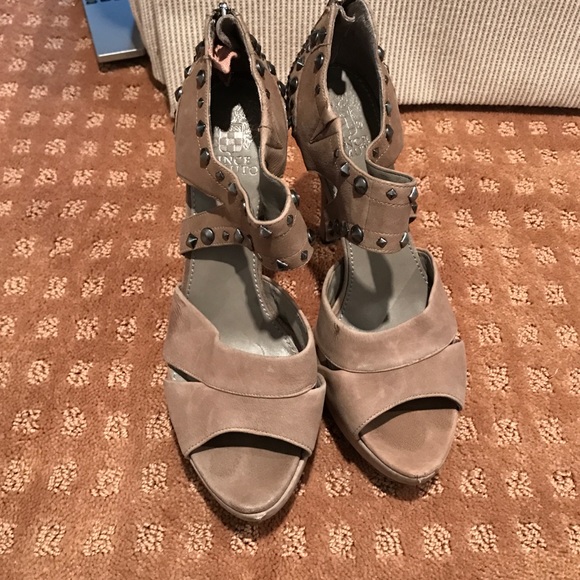 Vince camuto studded heels