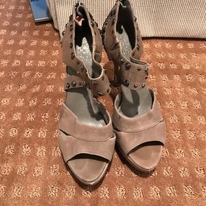 Vince camuto studded heels