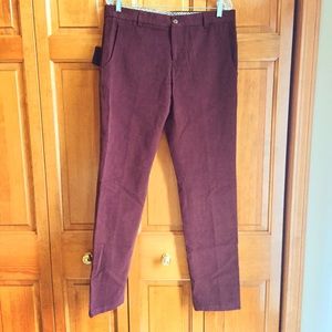 Suit Supply burgundy pants