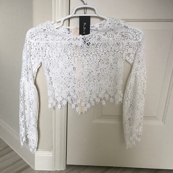 Lace crop top