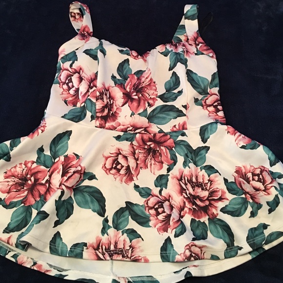 Floral Peplum Top