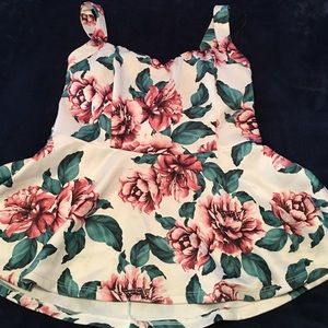 Floral Peplum Top