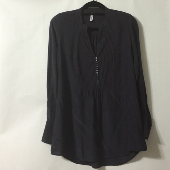 Free People Tops - Free People tuxedo front blouse SALE Free People Tops - Free People tuxedo front blouse SALE