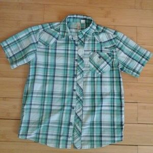 Boys route 66 button down shirt