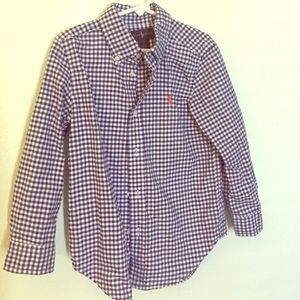Boys RL long sleeve button down