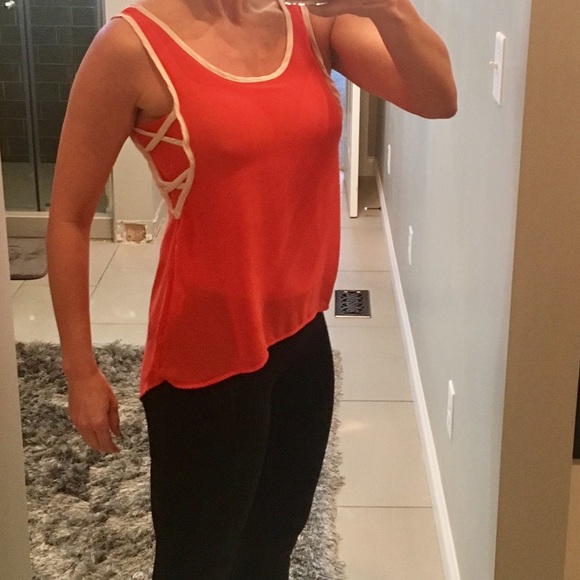 Margo & Sebastian Tops - SALE! orange tank Margo & Sebastian Tops - SALE! orange tank