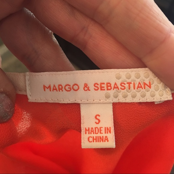 Margo & Sebastian Tops - SALE! orange tank Margo & Sebastian Tops - SALE! orange tank
