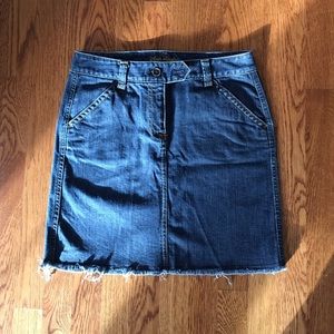 Ann Taylor Denim Miniskirt