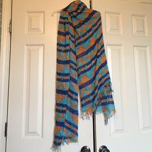Rainbow scarf!